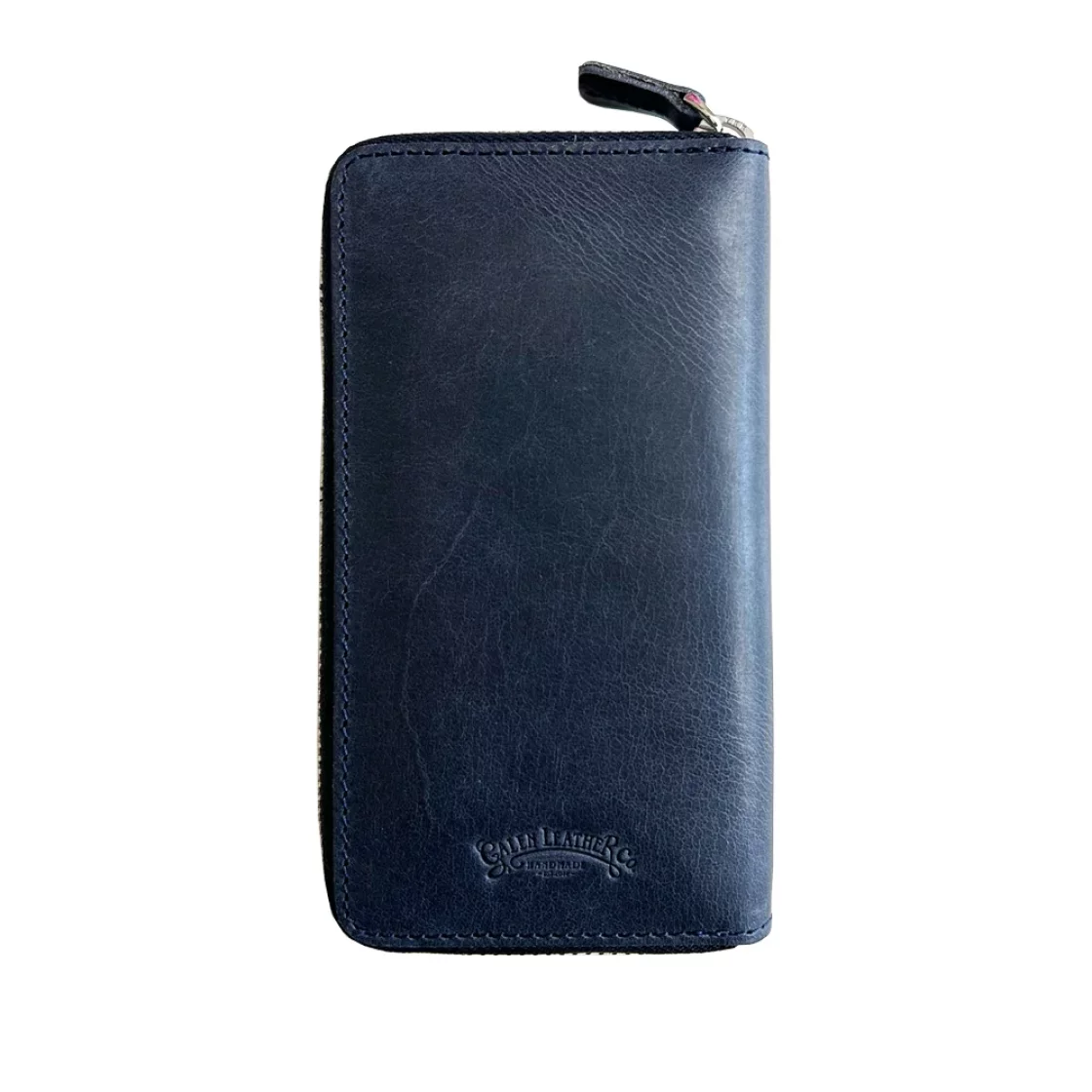 3 Pen Crazy Horse Navy Pen Case * Galen Leather