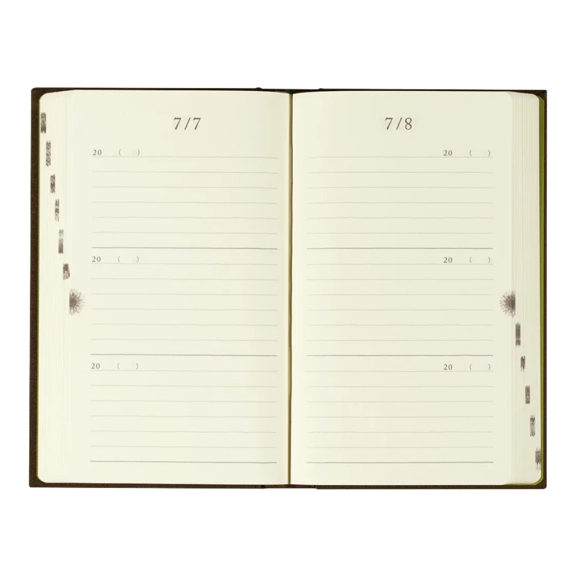 3 Year Diary Brown * Midori Daily Dairy