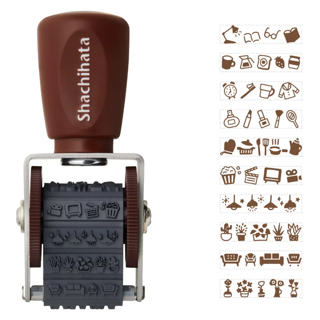 SH34. Mini Rotating Stamp Home * Shachihata