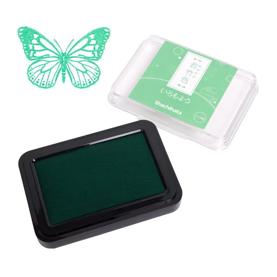 SH36. Stamp Pad Green * Shachihata