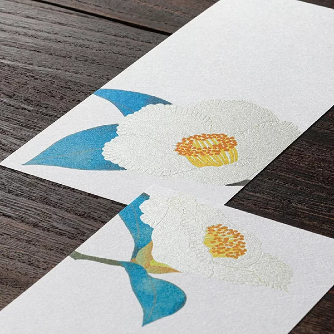 40.3 Japanese Stewartia Message Pad * Midori