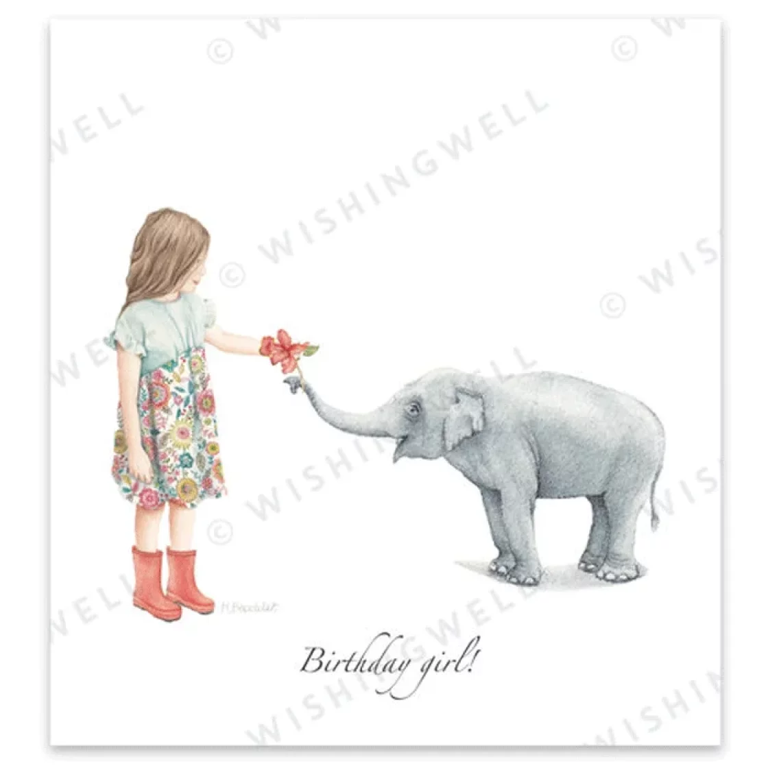 49. Birthday girl * Wishingwell gift card
