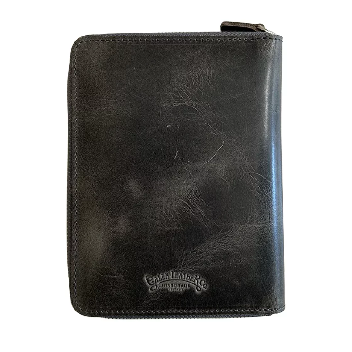 5 Pen Crazy Horse Smoky Grey Pen Case * Galen Leather