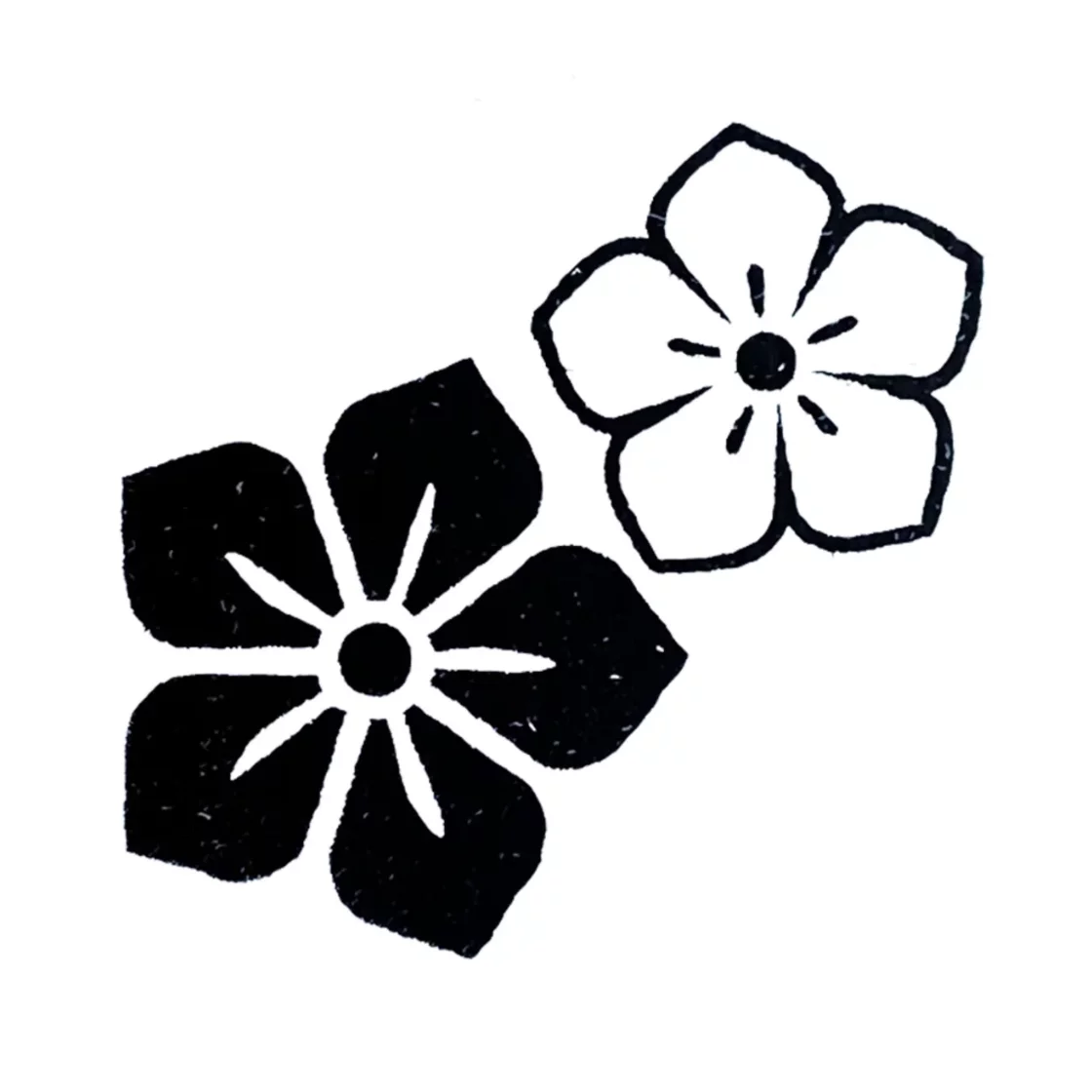 SH54. Stamp Flowers * Shachihata