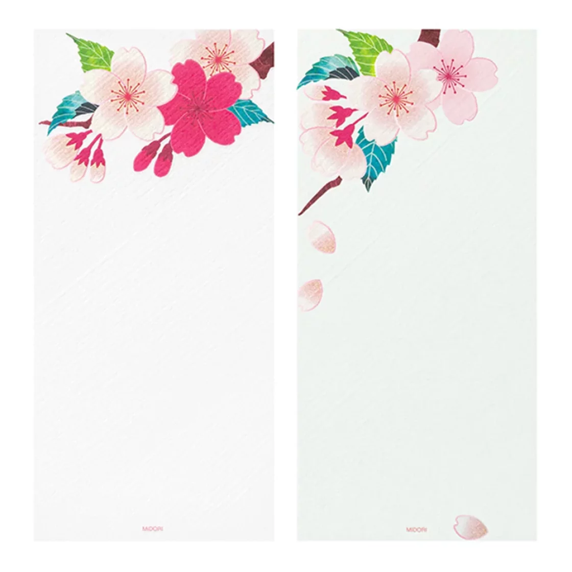 65.3 Cherry Blossom Message Pad * Midori
