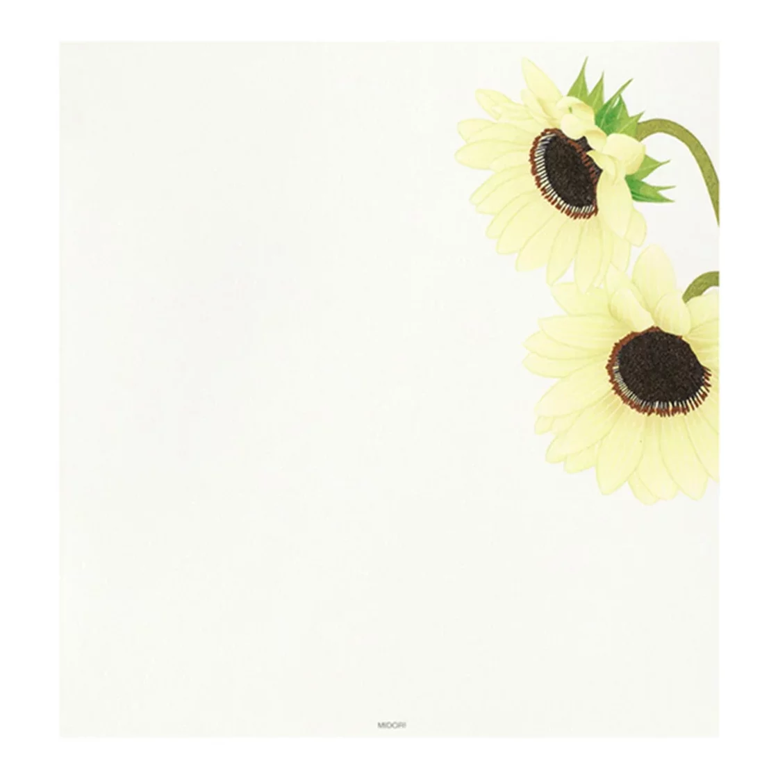 68.1 Sunflower Letter Paper * Midori