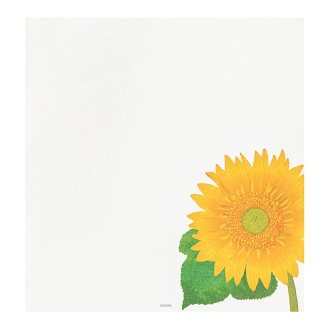 68.1 Sunflower Letter Paper * Midori
