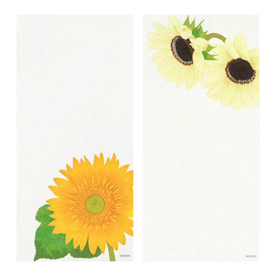 68.3 Sunflower Message Pad * Midori