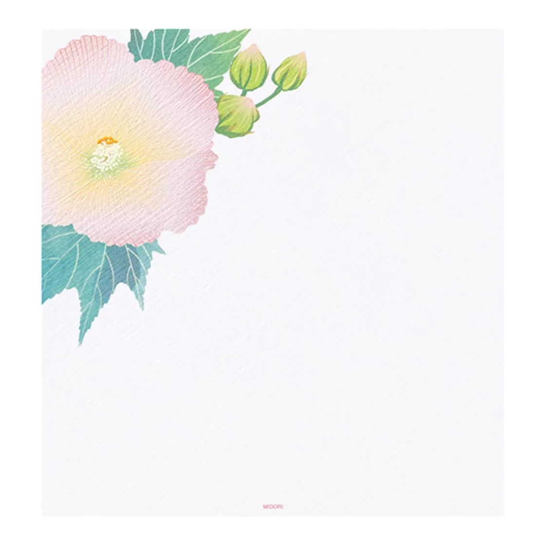 69.1 Confederate Rose Letter Paper * Midori