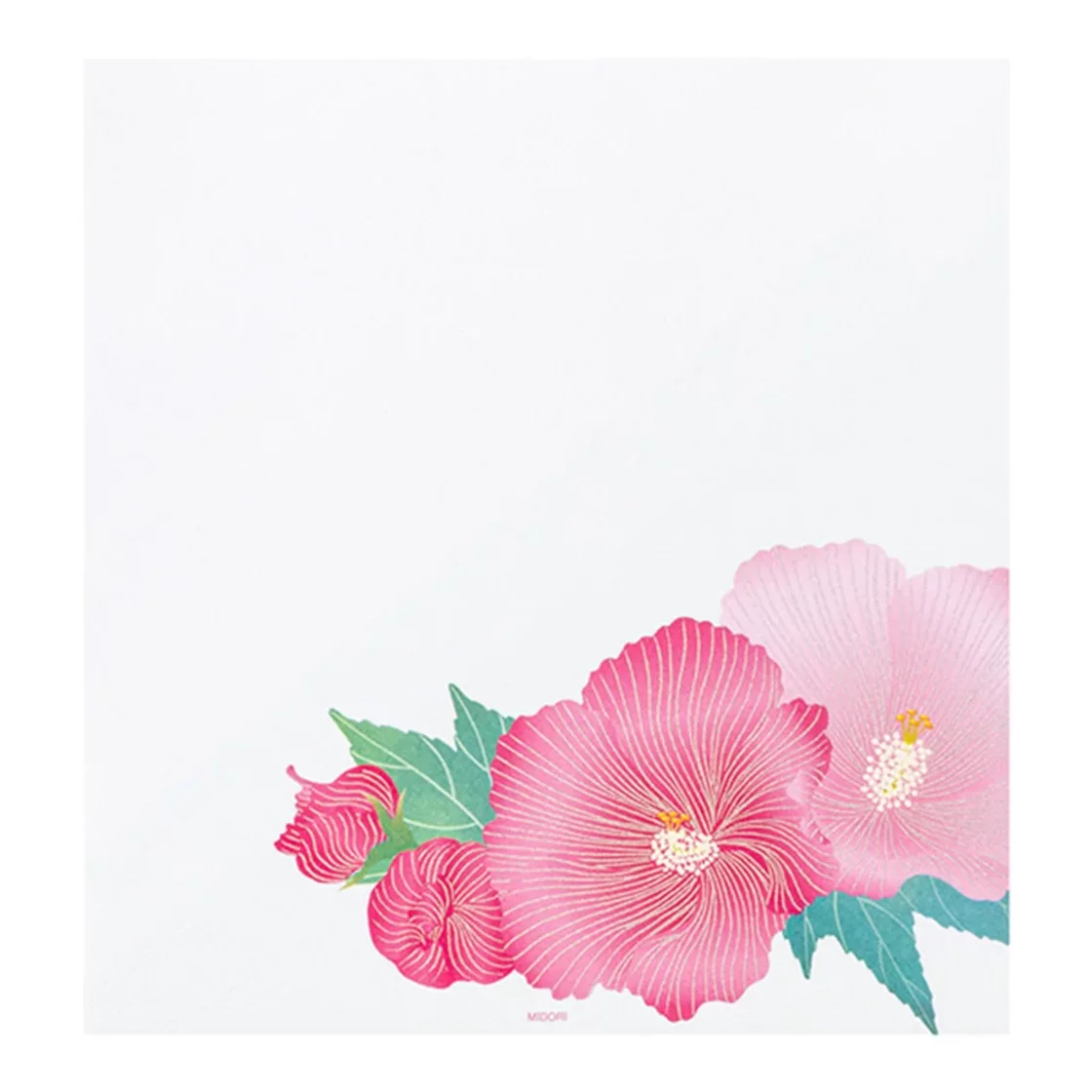 69.1 Confederate Rose Letter Paper * Midori