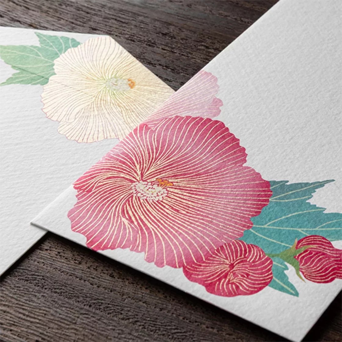 69.2 Confederate Rose Envelopes * Midori