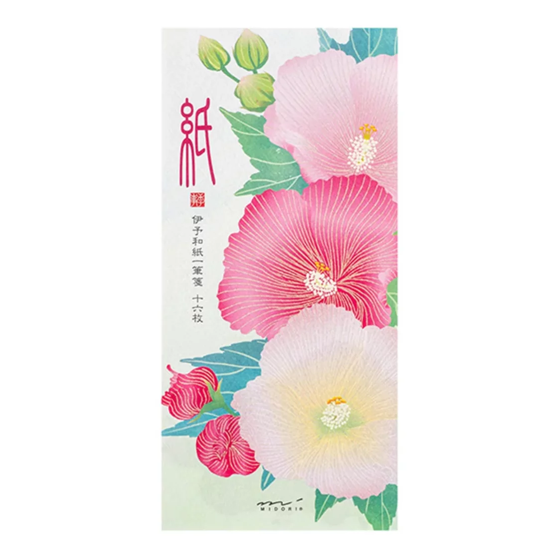 69.3 Confederate Rose Message Pad * Midori