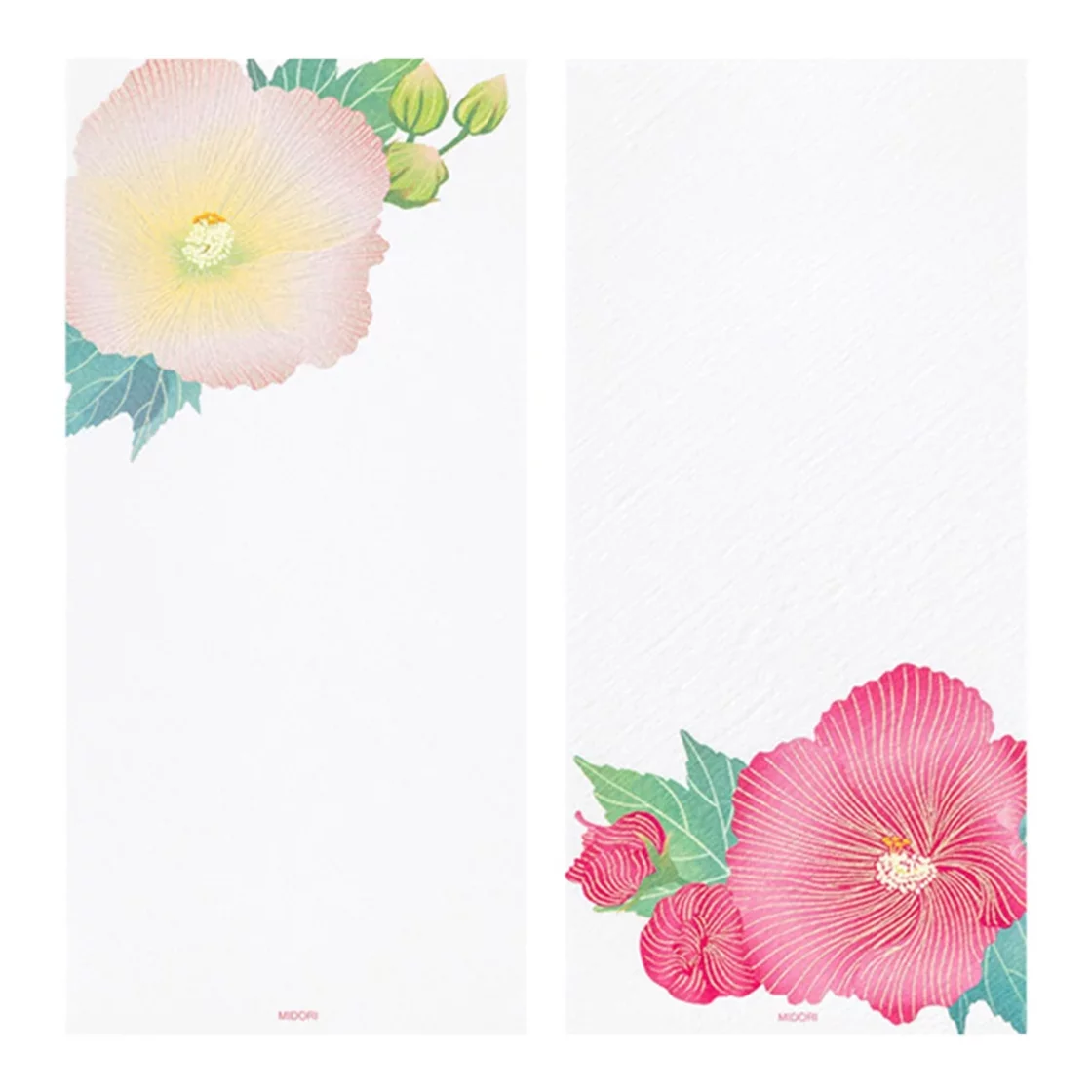 69.3 Confederate Rose Message Pad * Midori