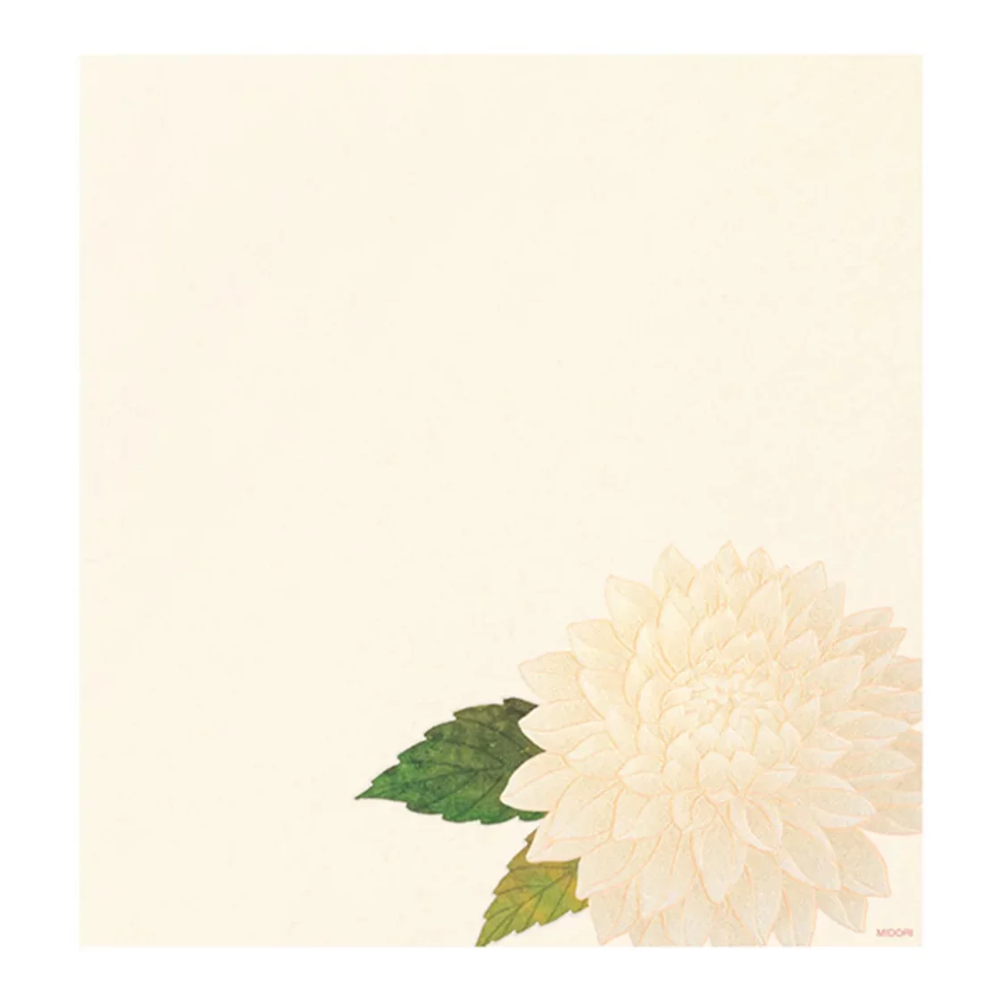 73.1 Dahlia Letter Paper * Midori