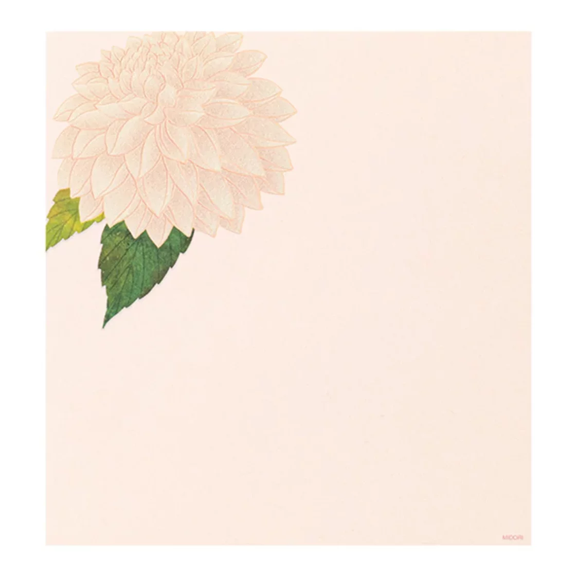 73.1 Dahlia Letter Paper * Midori