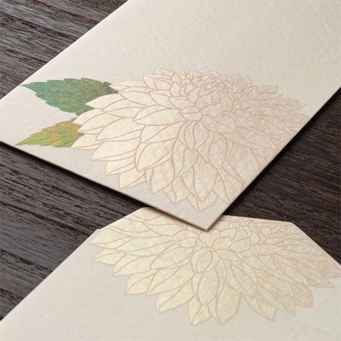 73.2 Dahlia Envelopes * Midori