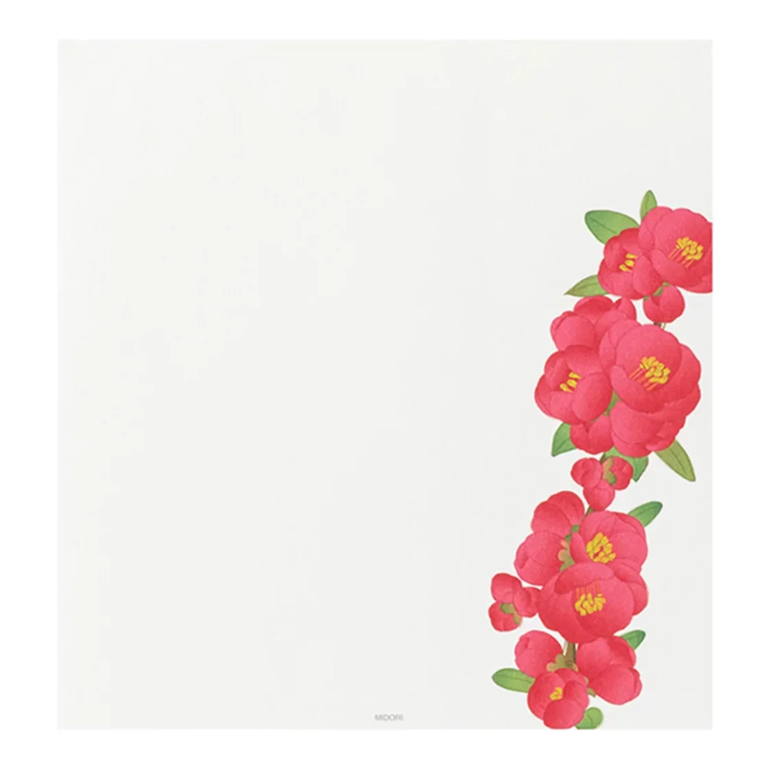 75.1 Red Winter Letter Paper * Midori