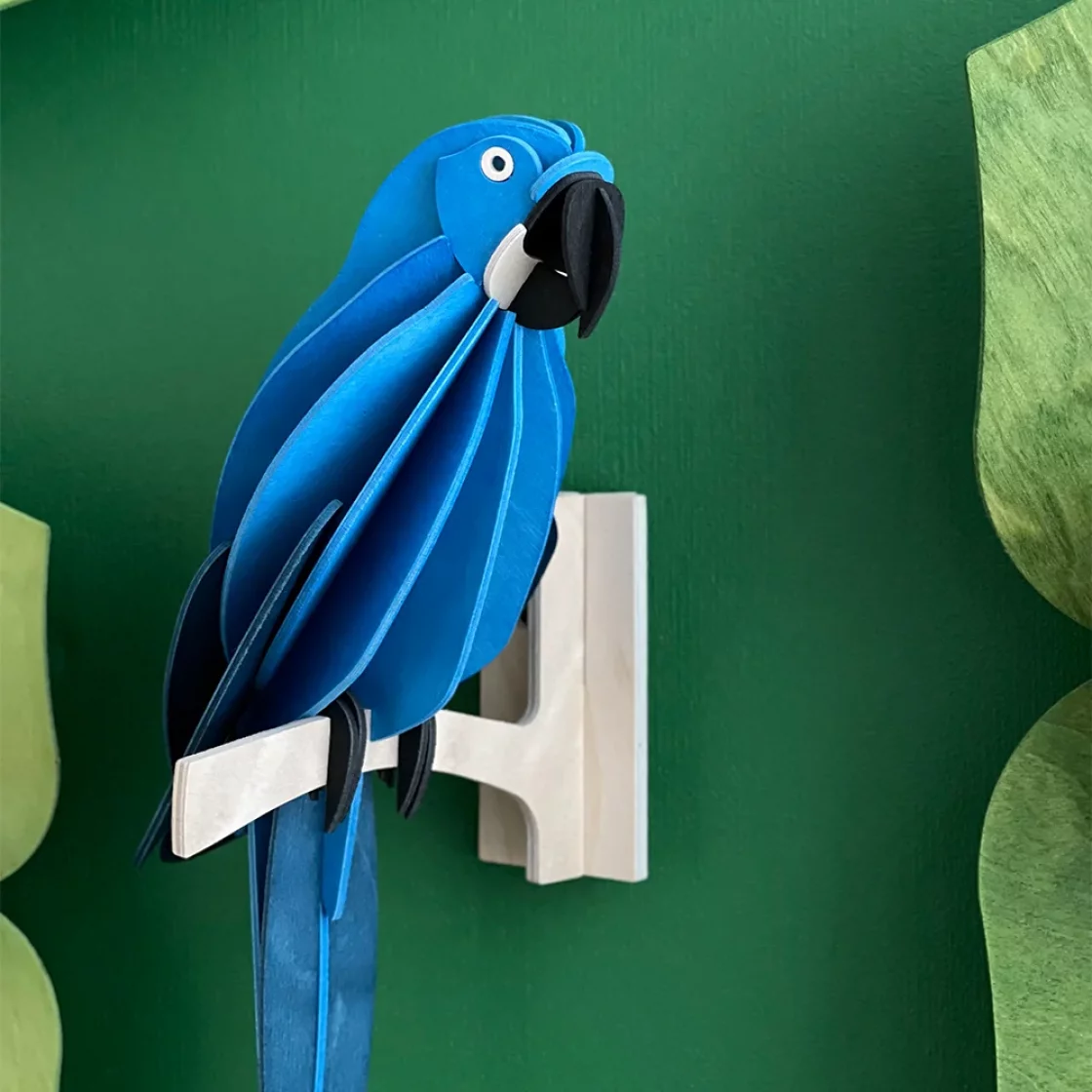 69. Hyacinth Macaw * 3D Puzzle Card * Lovi 34cm