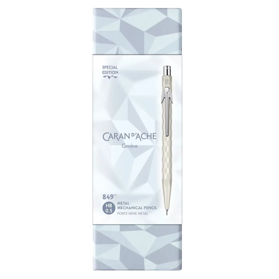 849 Alpine Frost Mechanical Pencil White * Caran D'Ache