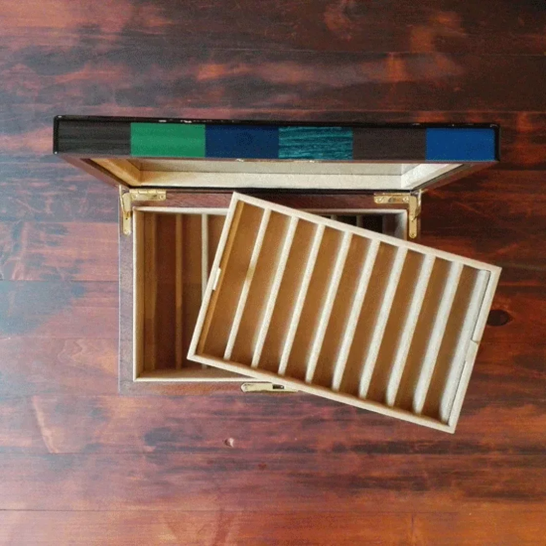 Cannaregio 18 pen chest Venezia II wooden lid * Morici 
