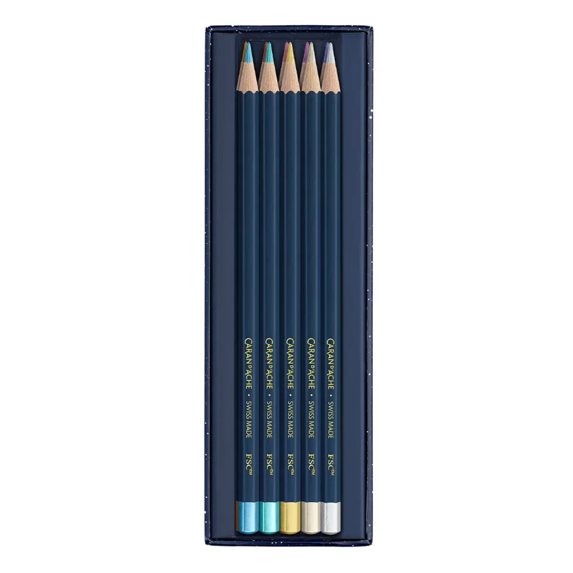 Cosmic Blue colour pencils * Caran D'Ache