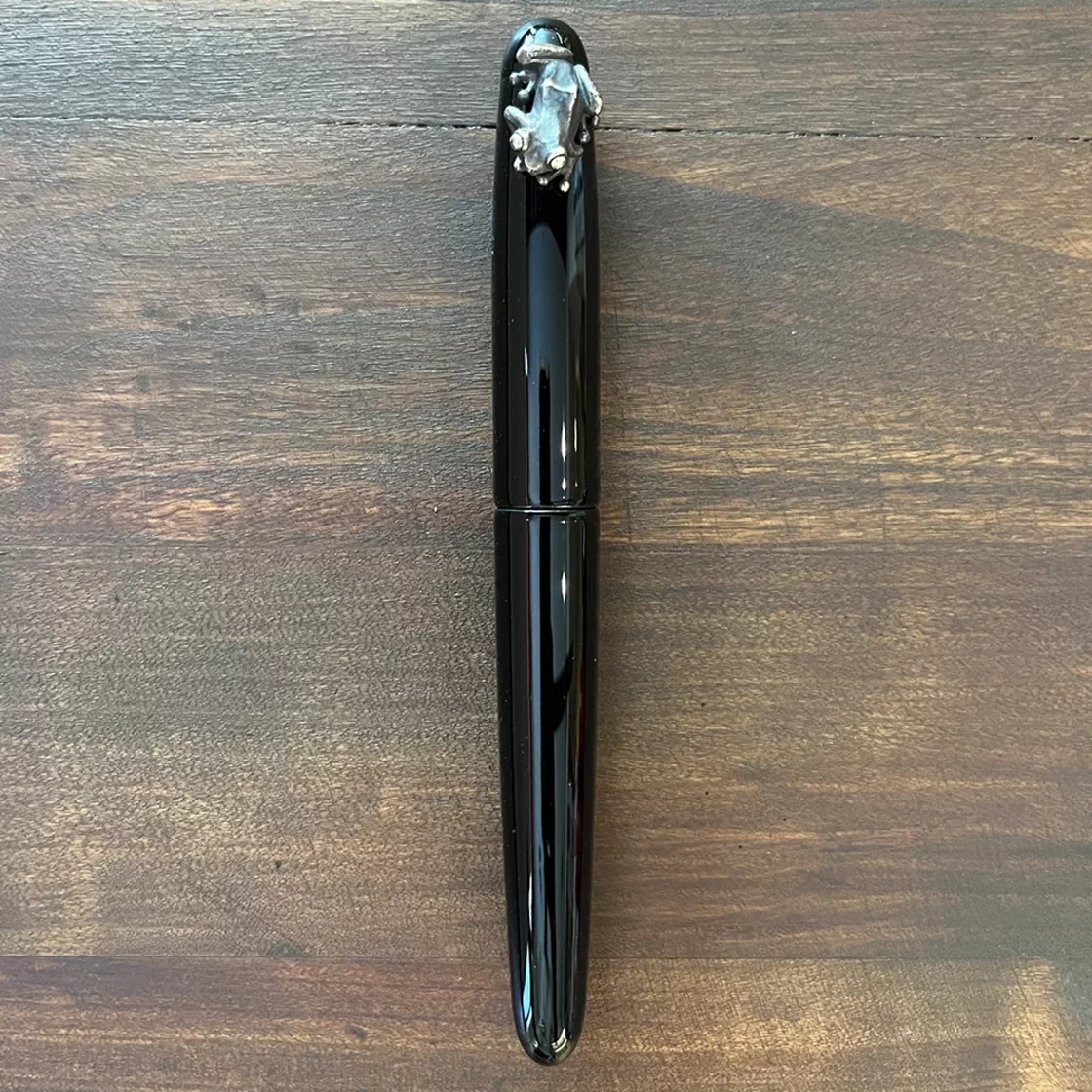 CP. Kuro-roiro Cigar Portable Fumigated Frog Stopper * Nakaya