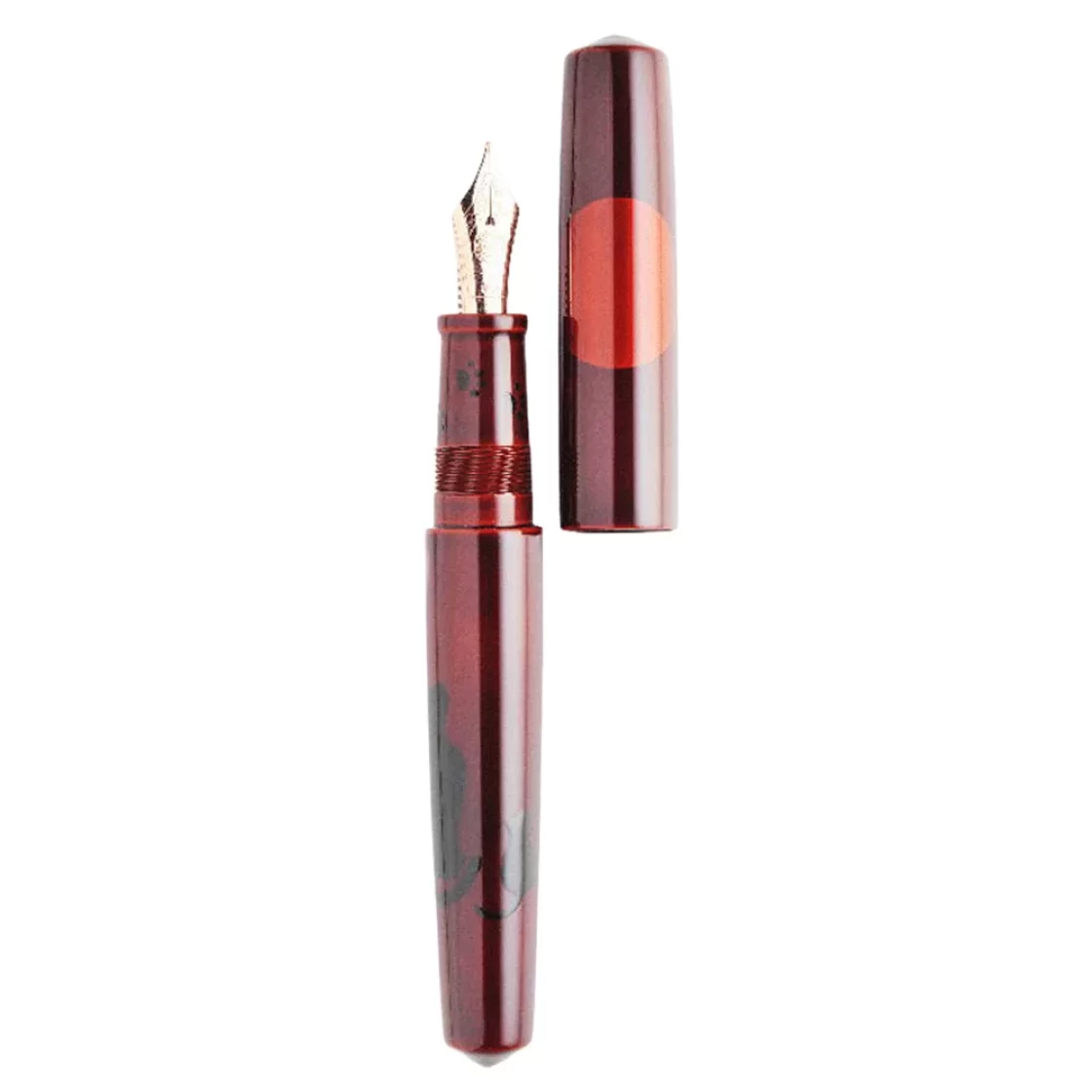 CPic. An enjoying the moon cat Cigar Piccolo fountain pen * Nakaya
