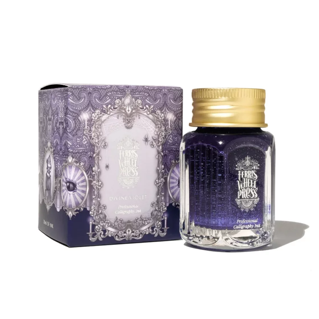 Divine Violet, Calligraphy ink 28ml * Ferris Wheel Press