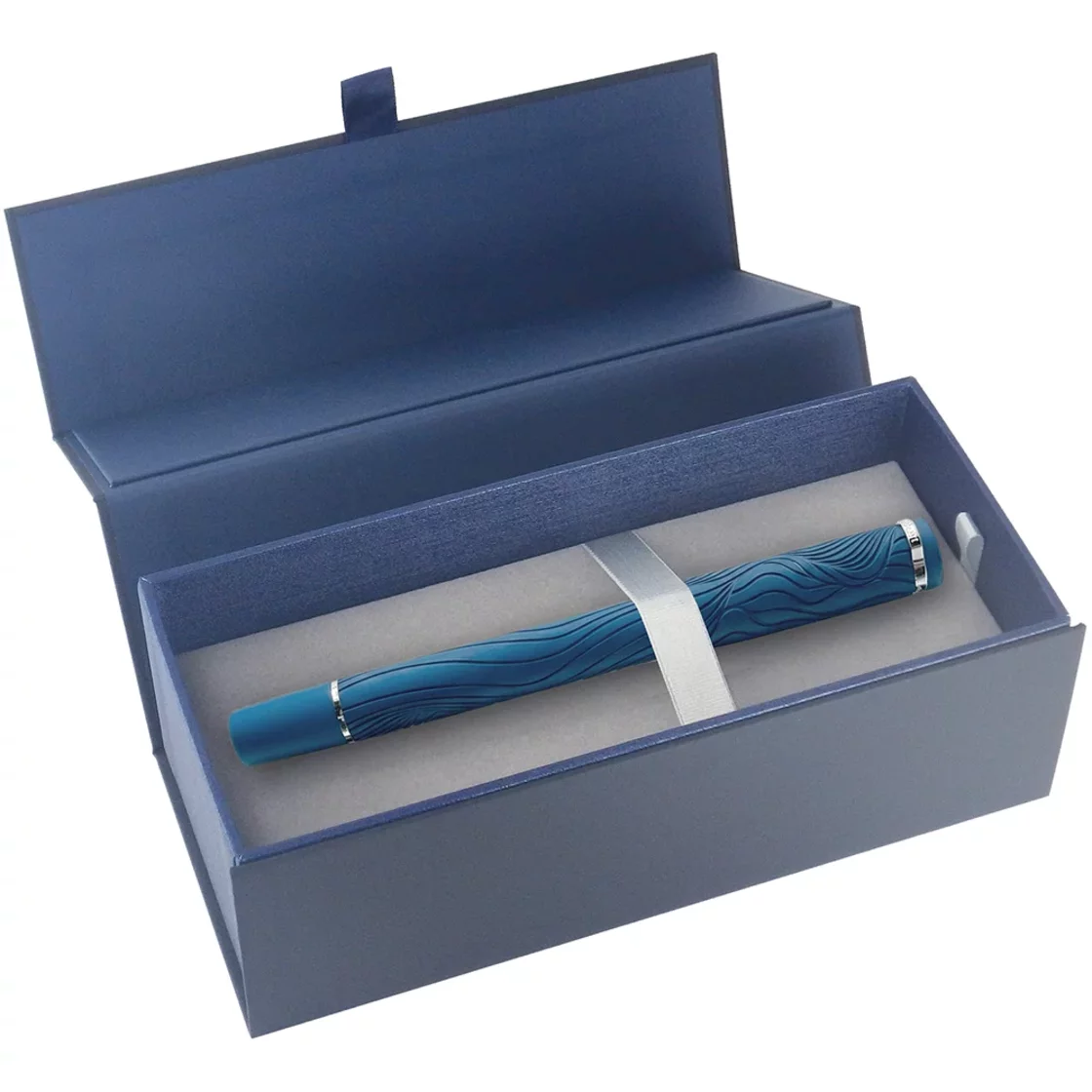Ebonite Eternal Flow, Blue Wave Fountain Pen * Sailor B
