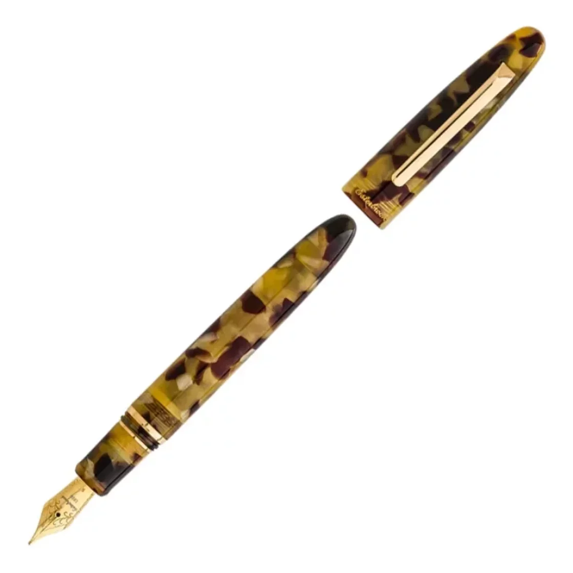 Estie Tortoise GT, fountain pen * Esterbrook B
