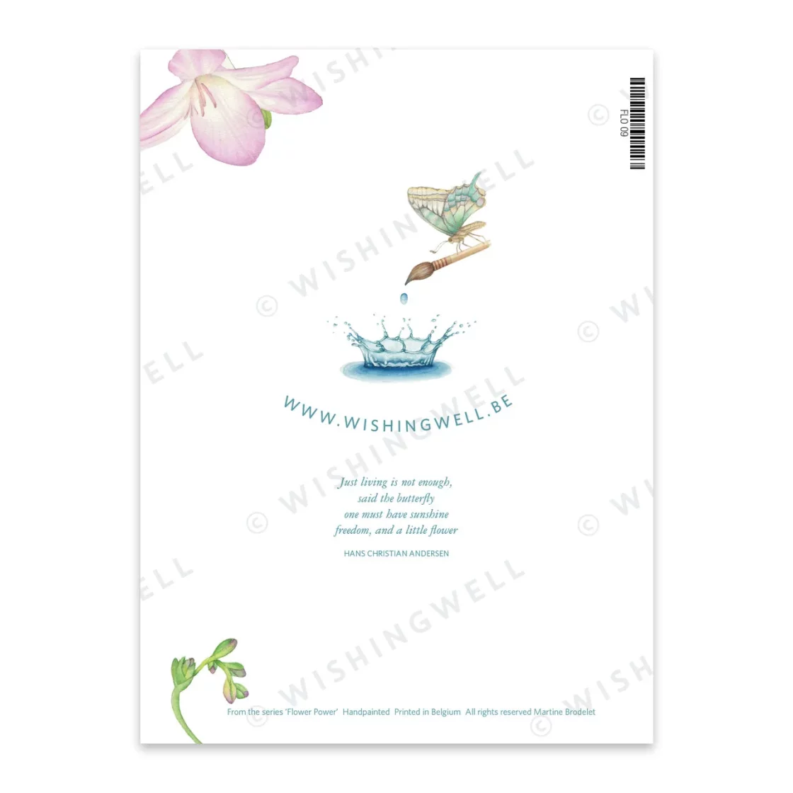 FL09. Freesia * Wishingwell gift card