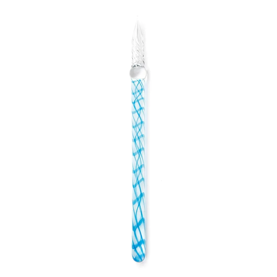 HG12. Glass Pen Straight Light Blue * J. Herbin
