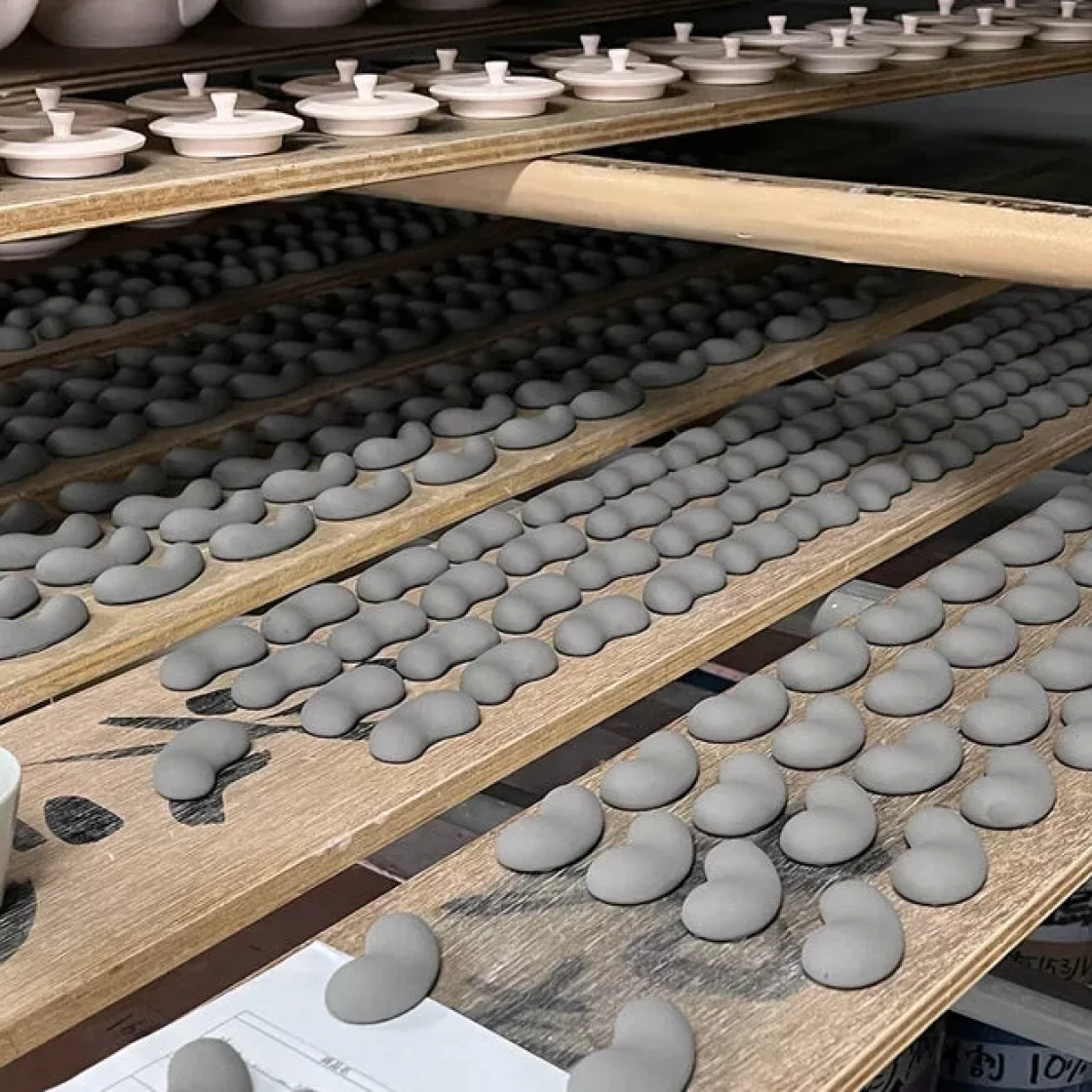 Hasami pen rest Yuteki, small * Kakimori