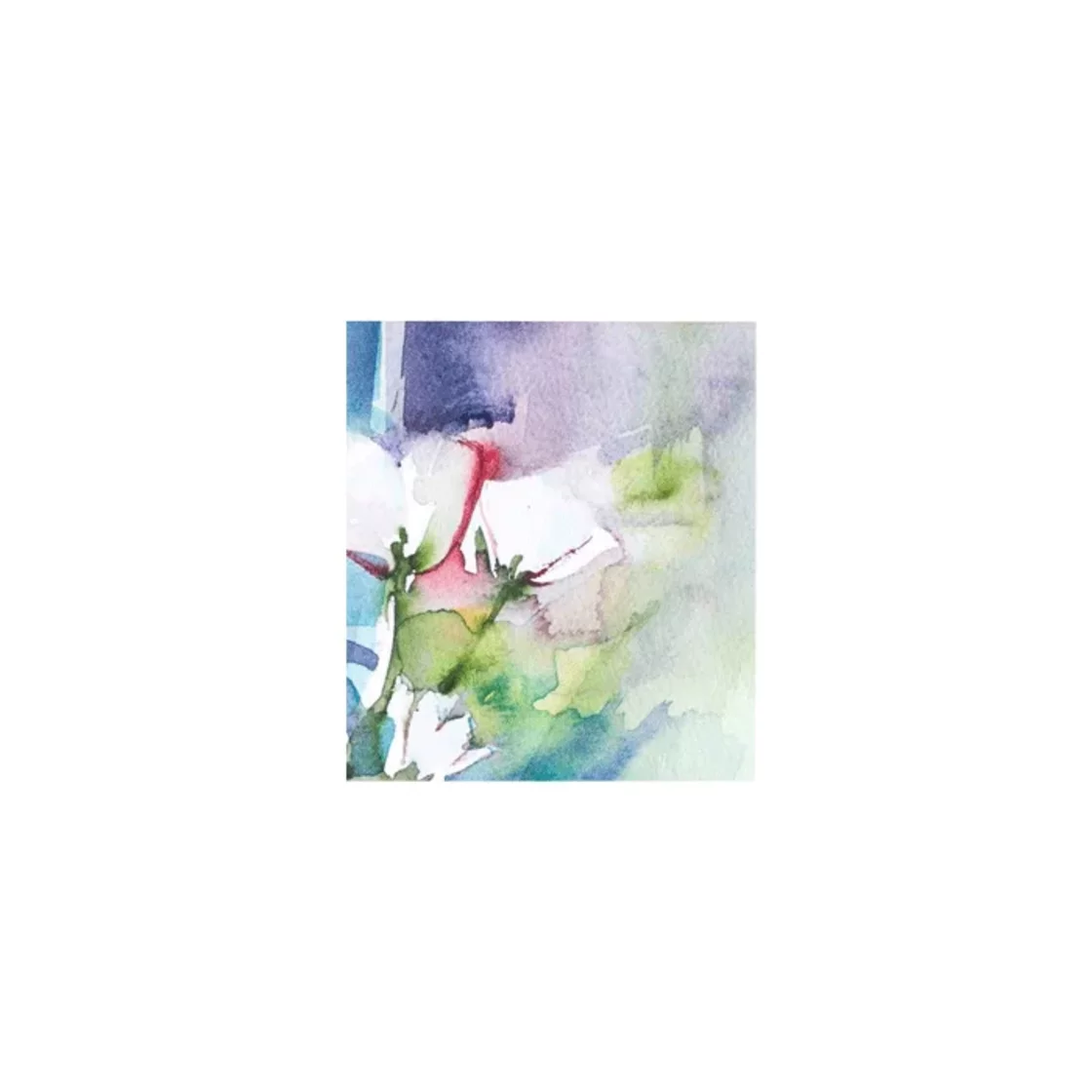 IV.012 Witte roos Aquarel * Arti