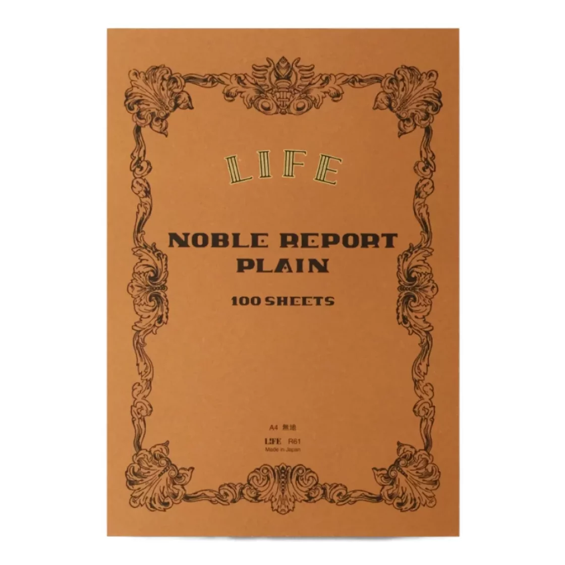 LIFE A4 Noble Note cognac * blanc