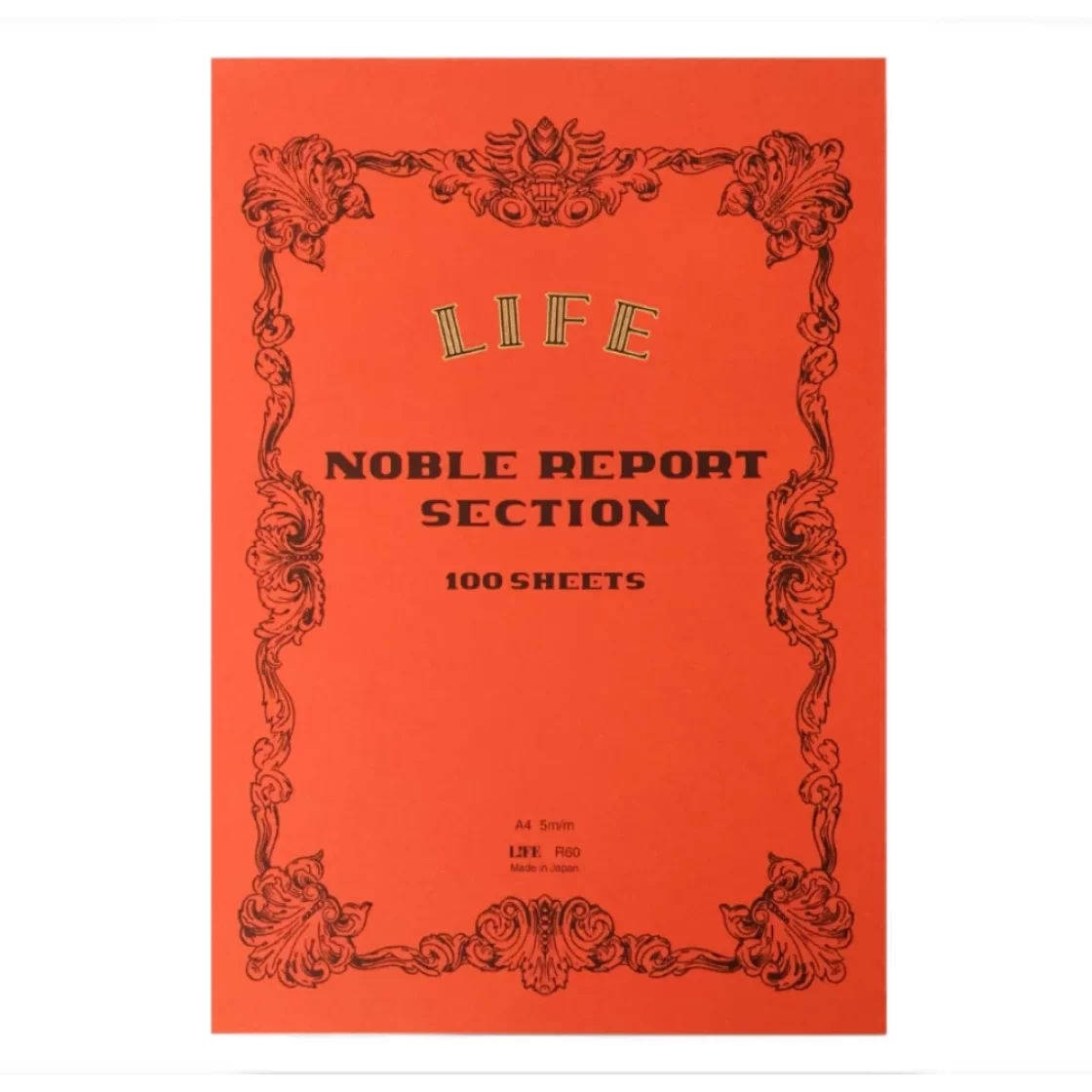 LIFE A4 Noble Note Orange * Grid