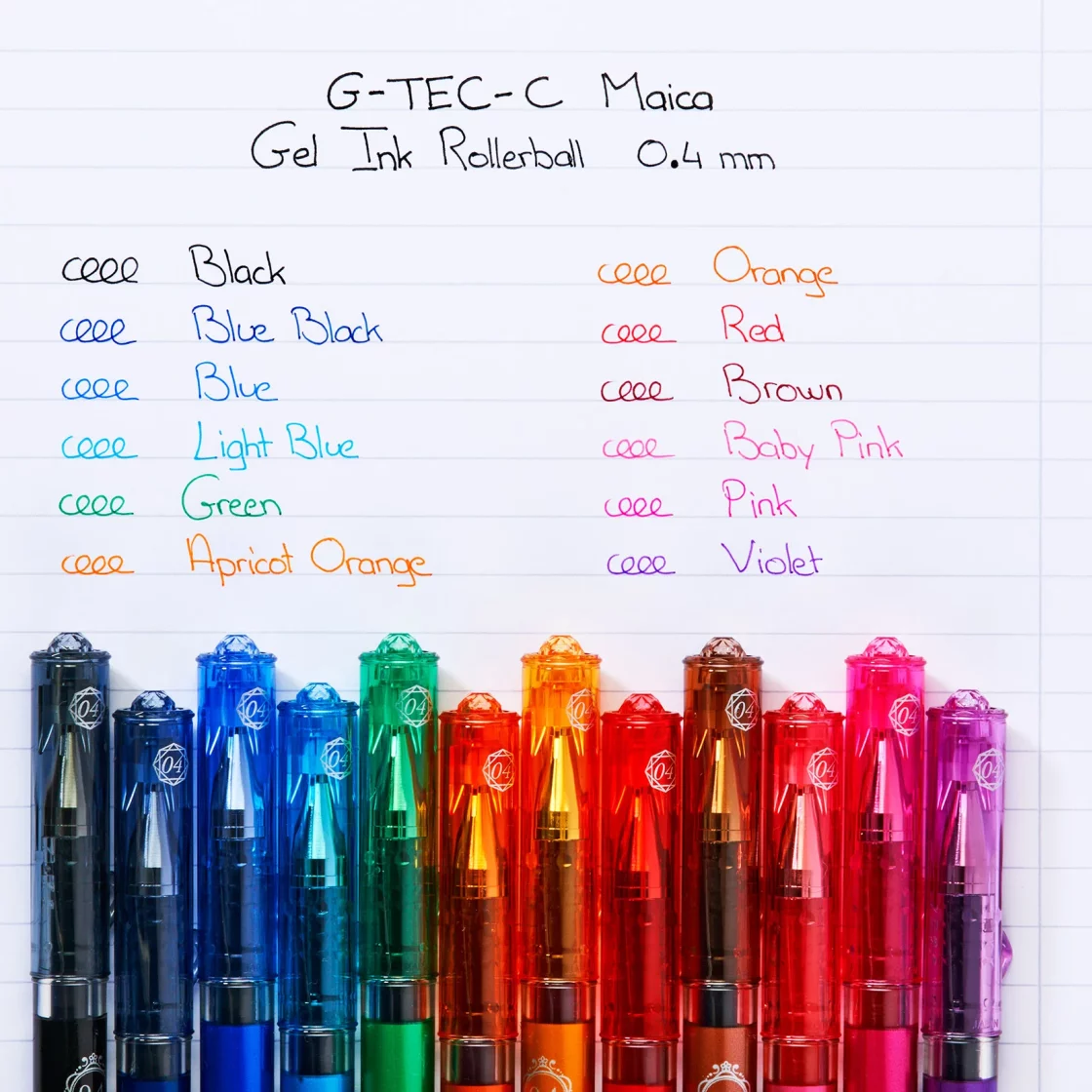 Maica G-TEC-C, Royal Blue, Ultra fine gel ink roller * Pilot