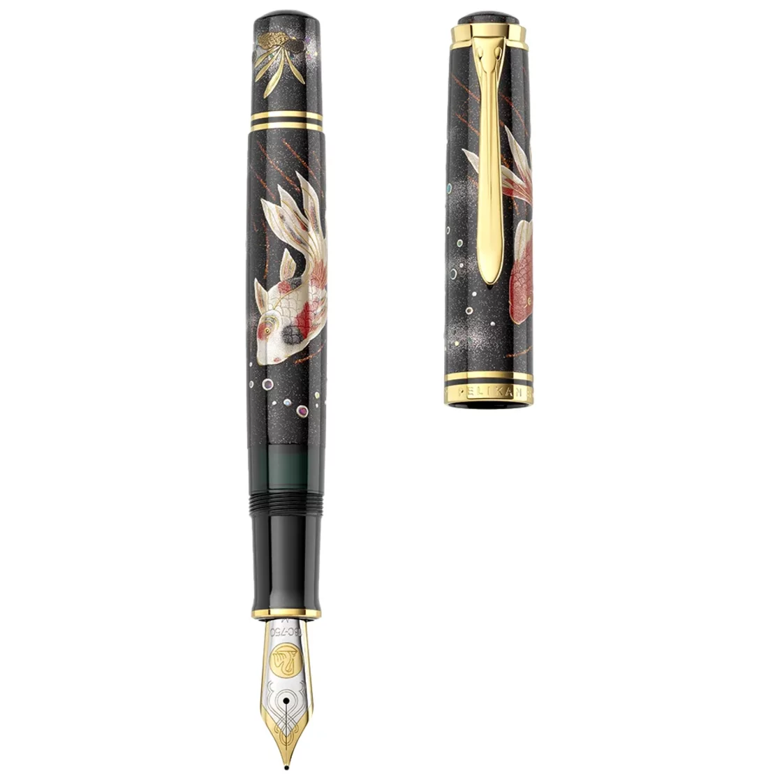 Maki-e Goldfish Souverän M1000 fountain pen * Pelikan