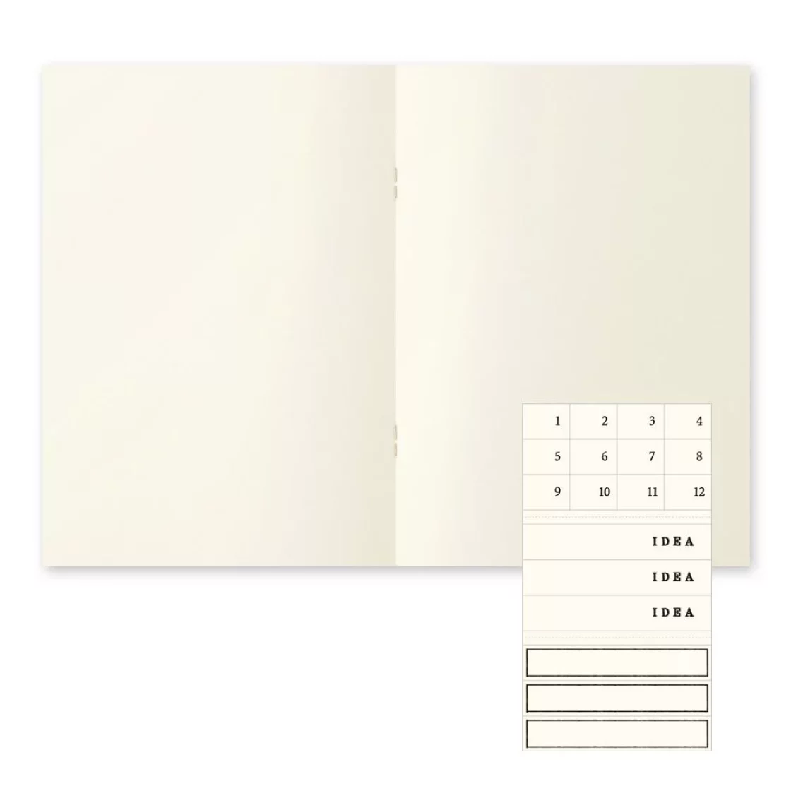 MD Light A5, tri-pack notebooks, plain * Midori