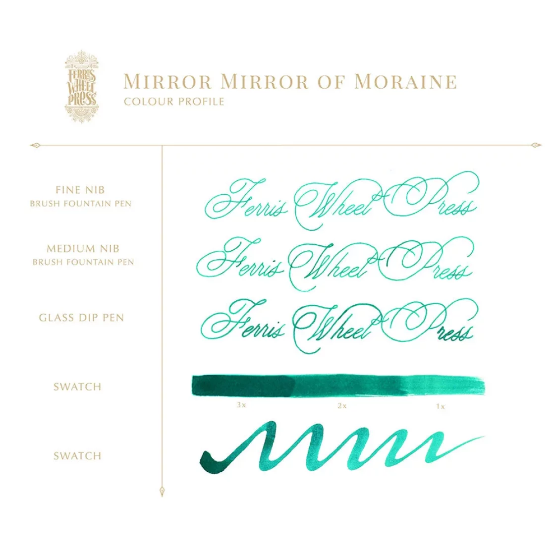 Mirror Mirror Of Moraine, ink 38ml * Ferris Wheel Press