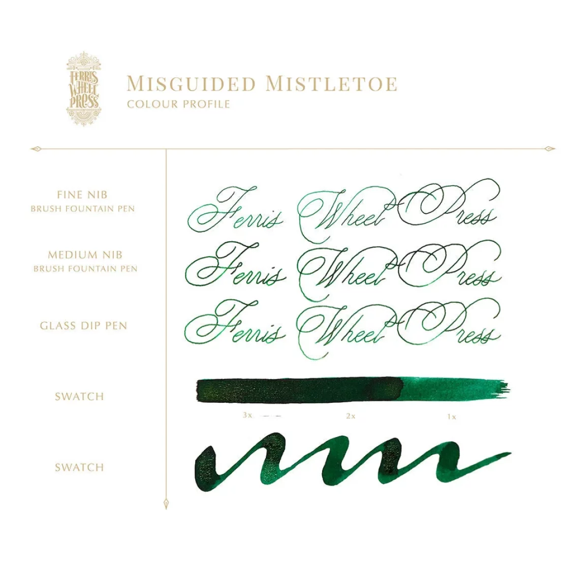 Misguided Mistletoe, ink 38ml * Ferris Wheel Press 
