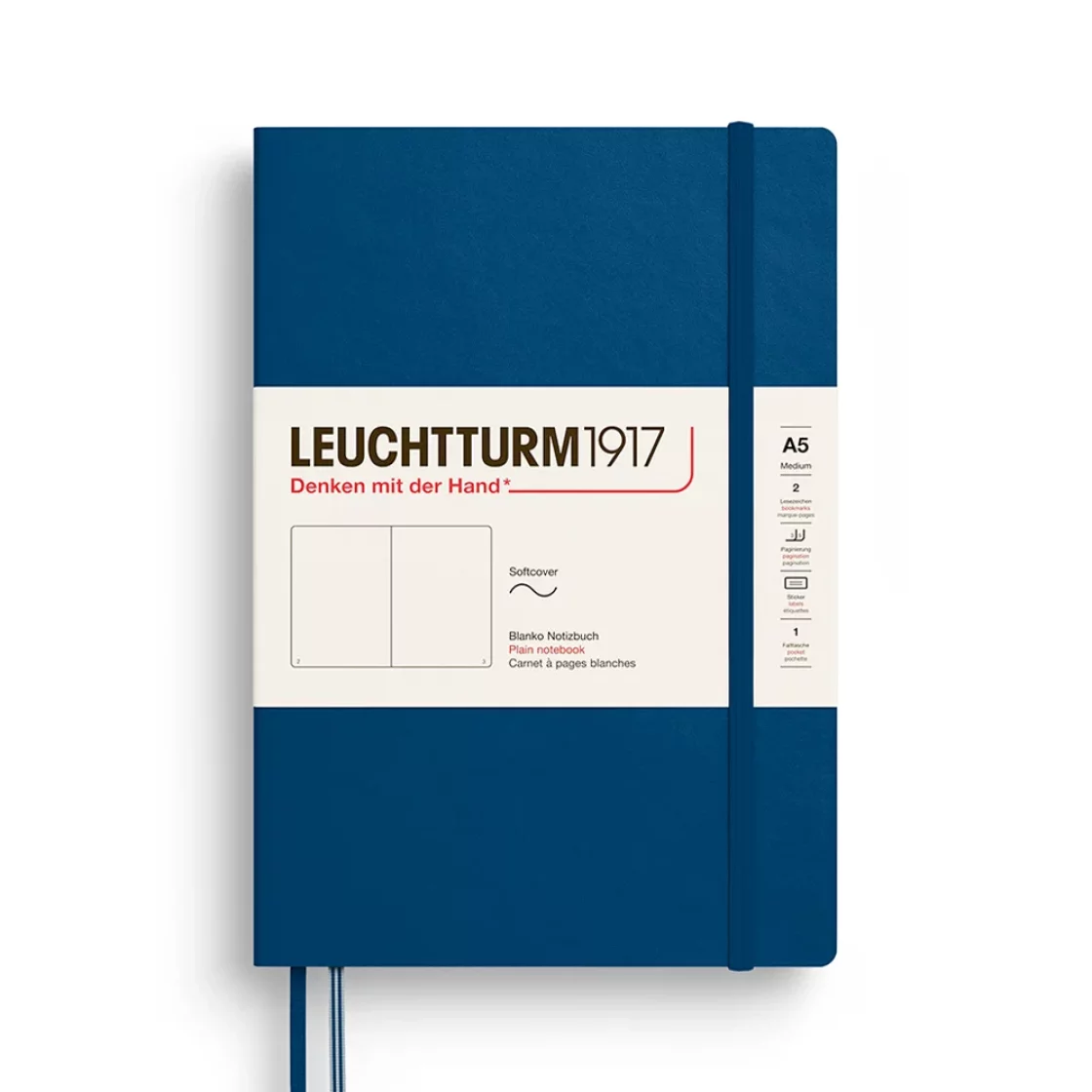 Notebook A5, Softcover, Indigo * Leuchtturm1917 dotgrid