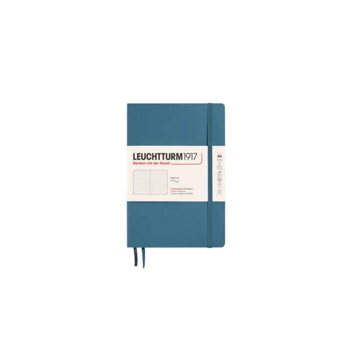 Notebook A5, Softcover, Stone Blue * Leuchtturm1917