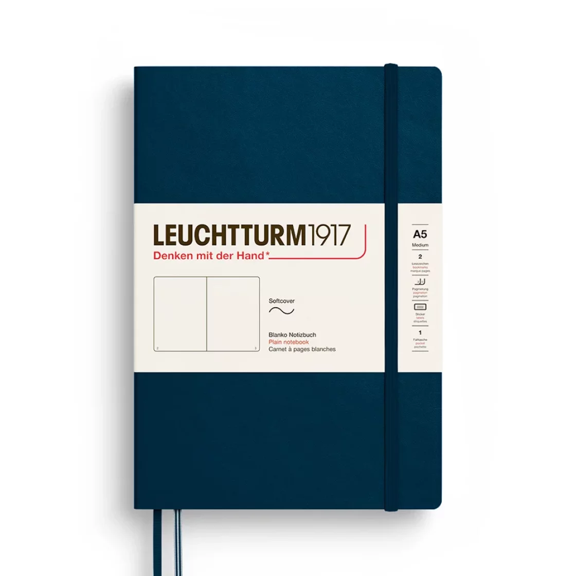 Notebook A5, Softcover, Deep Sea * Leuchtturm1917 lined