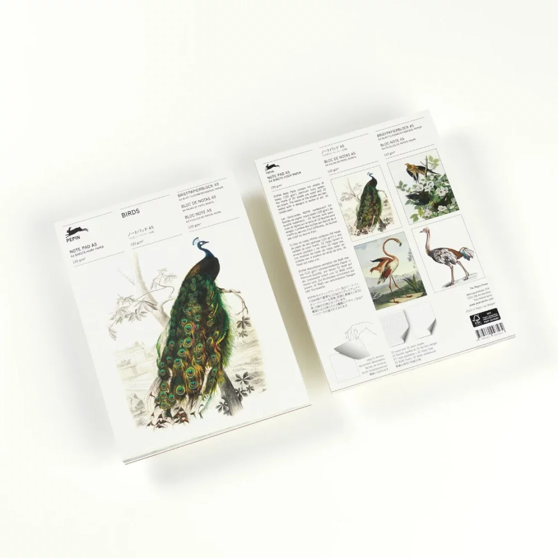 NP62 Birds * A5 notepad * Pepin Press