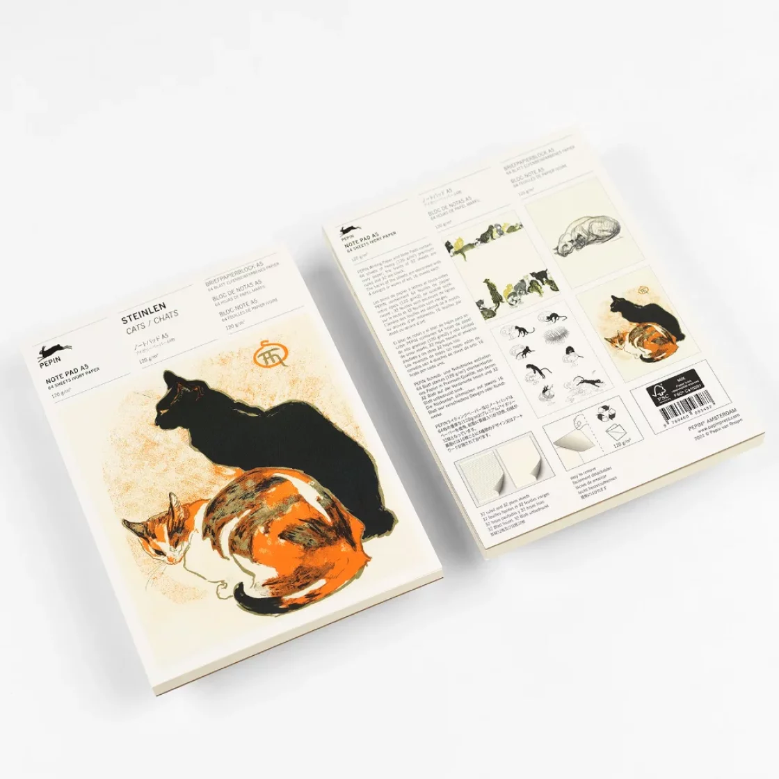 NP87 Steinlen * A5 notepad * Pepin Press
