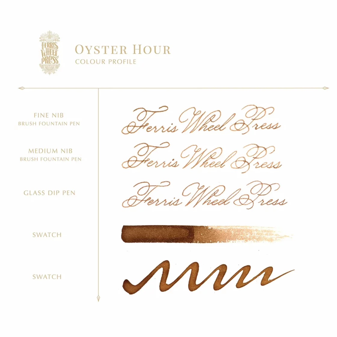 Oyster Hour, ink 38ml * Ferris Wheel Press