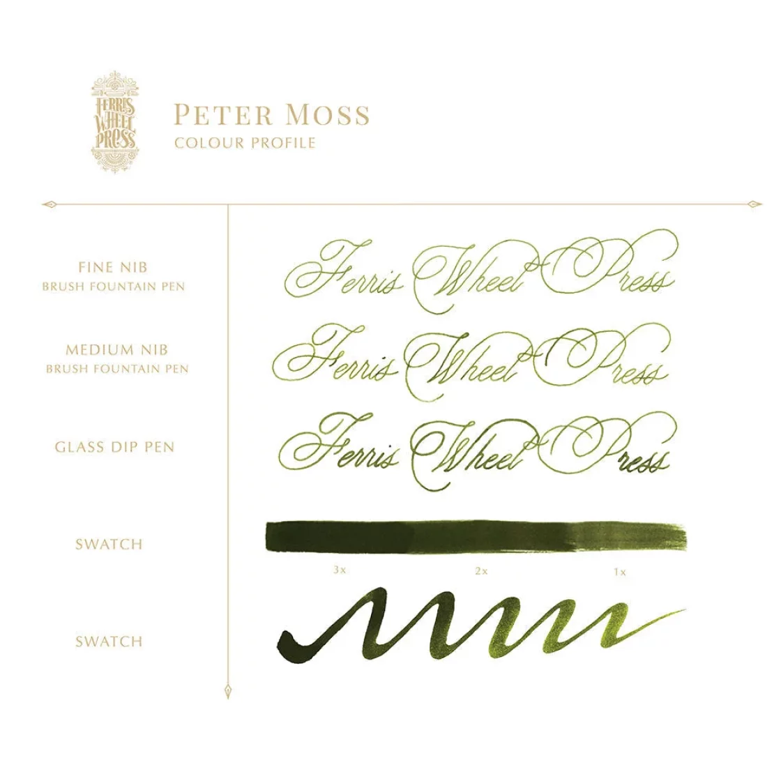 Peter Moss, ink 38ml * Ferris Wheel Press