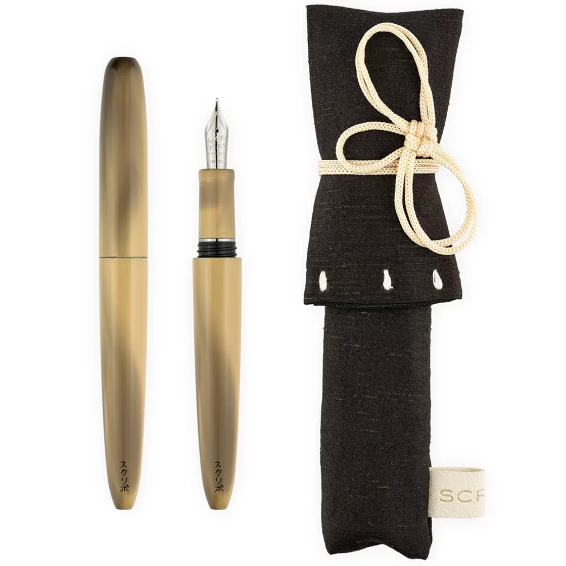 PIUMA Hane Murakumo Fountain Pen Rut Trim * Scribo M