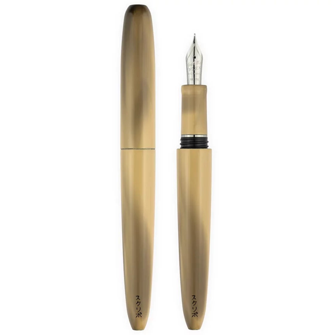 PIUMA Hane Murakumo Fountain Pen Rut Trim * Scribo M